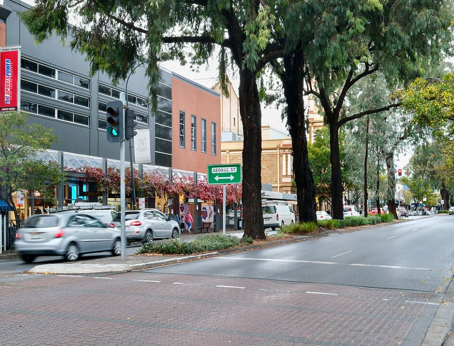 The Parade Norwood shopping strip near retirement villages in Adelaide's near city east