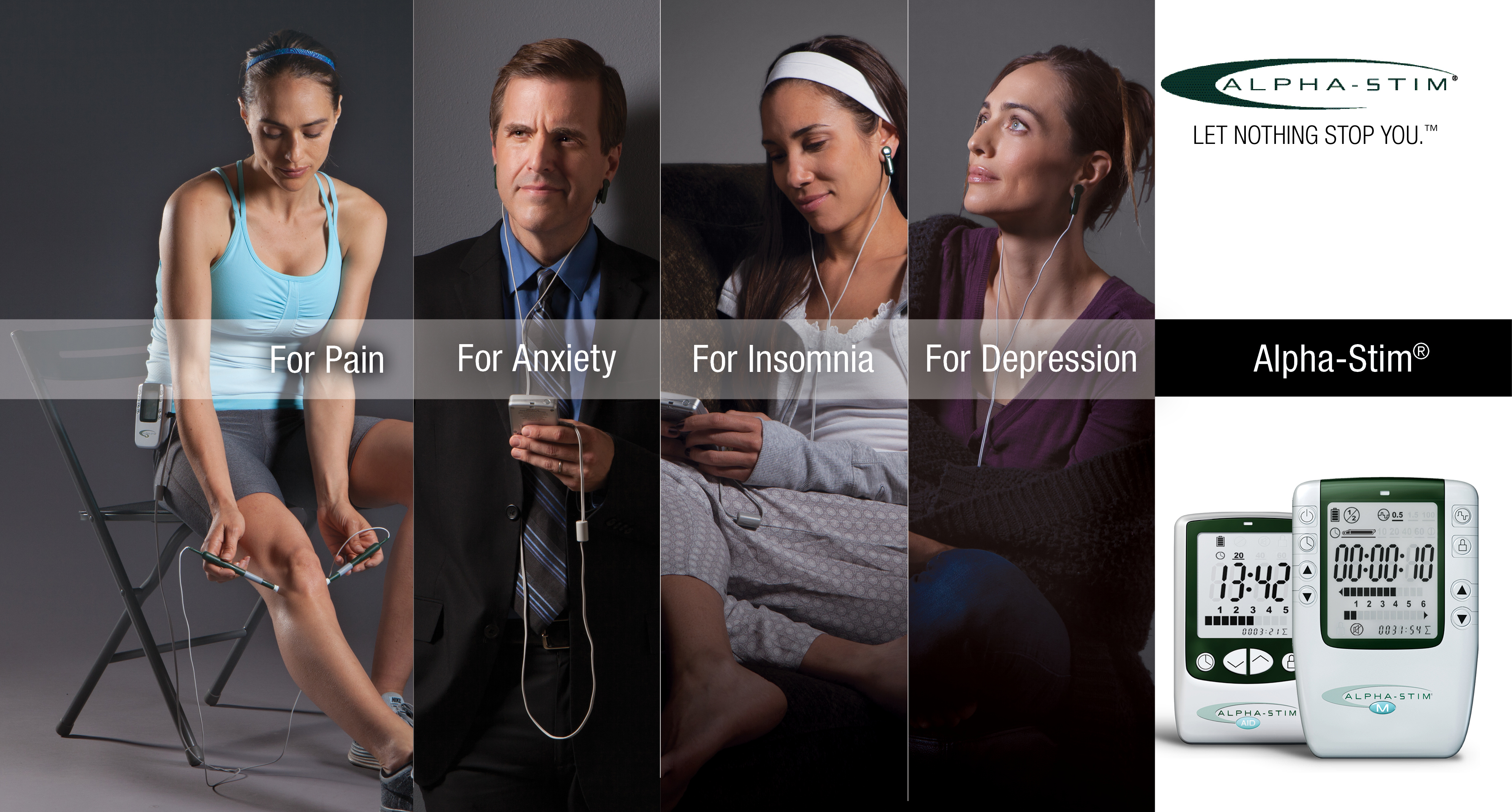 Alpha-Stim for Pain, Anxiety, Insomnia, Depression