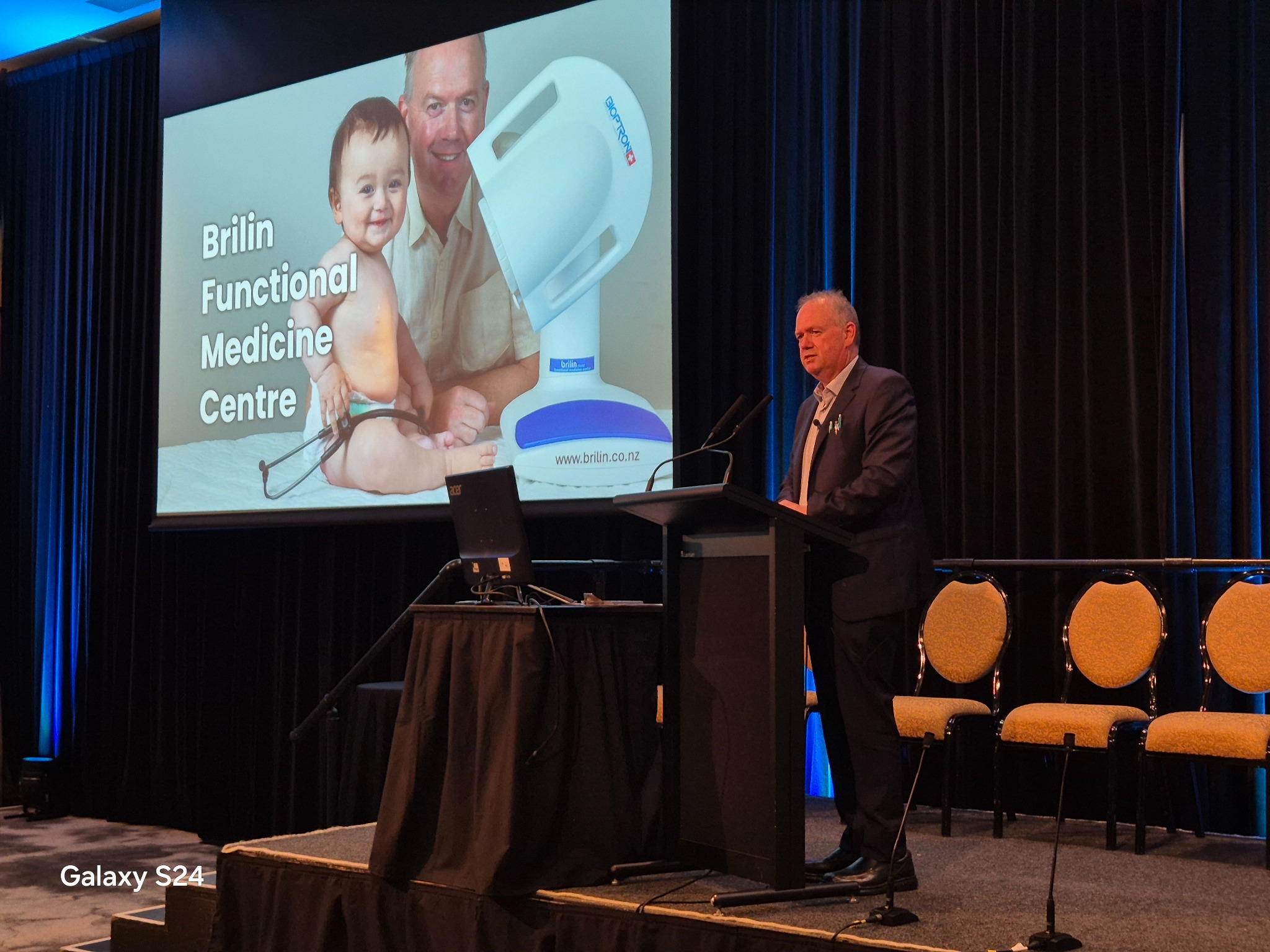 William Bisset speaking at a seminar