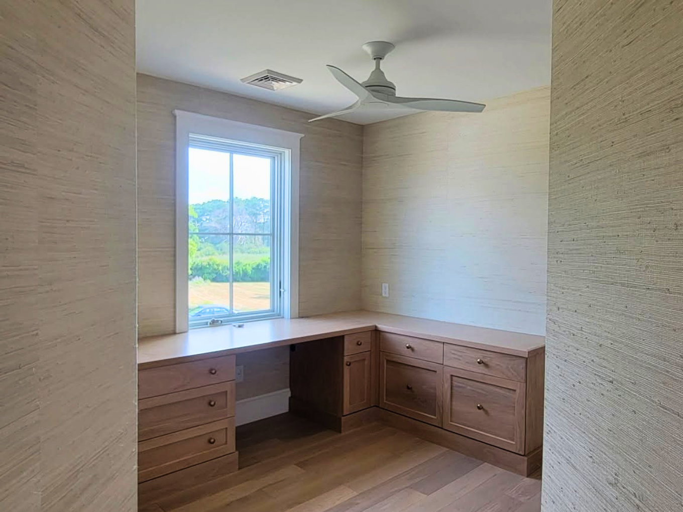Custom home office and built-in interior painting in NH Seacoast by Minute Men Painters