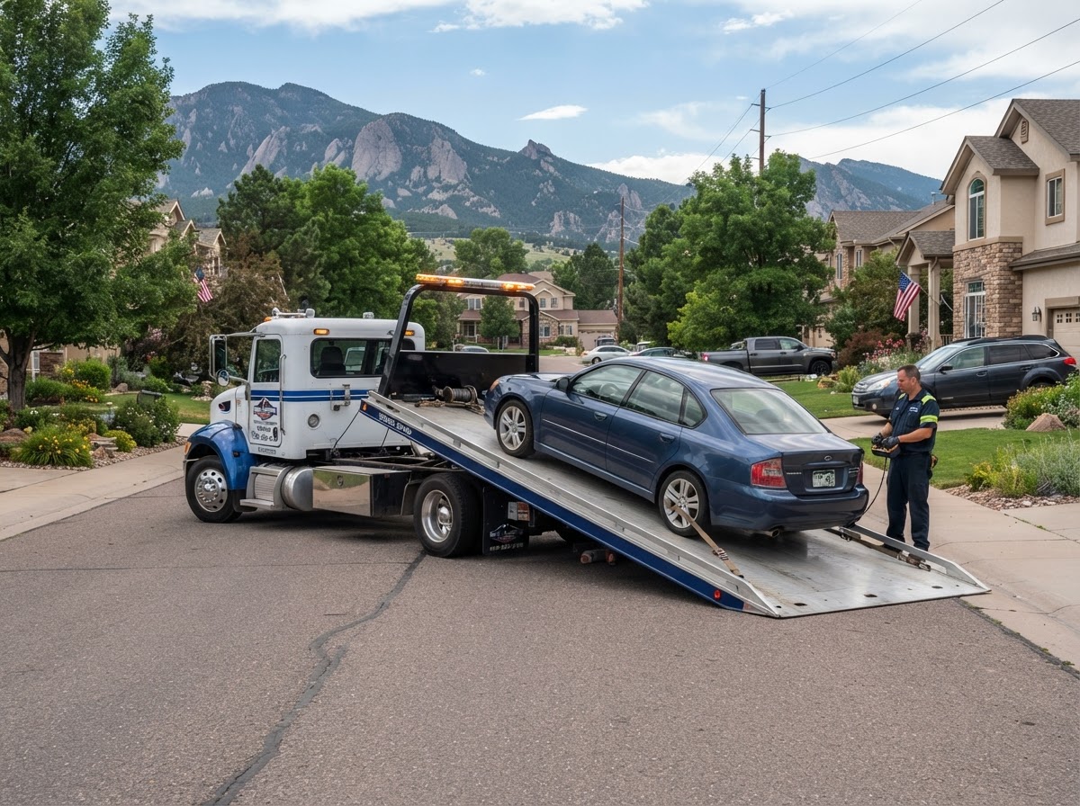 STANDARD VEHICLE TOWING in Commerce City, CO - X Towing & Recovery professional towing services