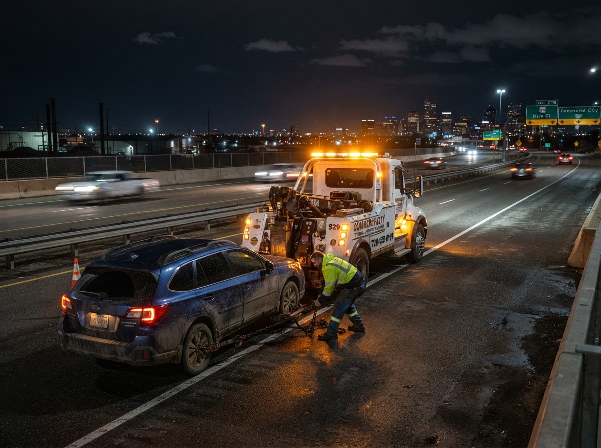 EMERGENCY & ROADSIDE ASSISTANCE in Commerce City, CO - X Towing & Recovery professional towing services