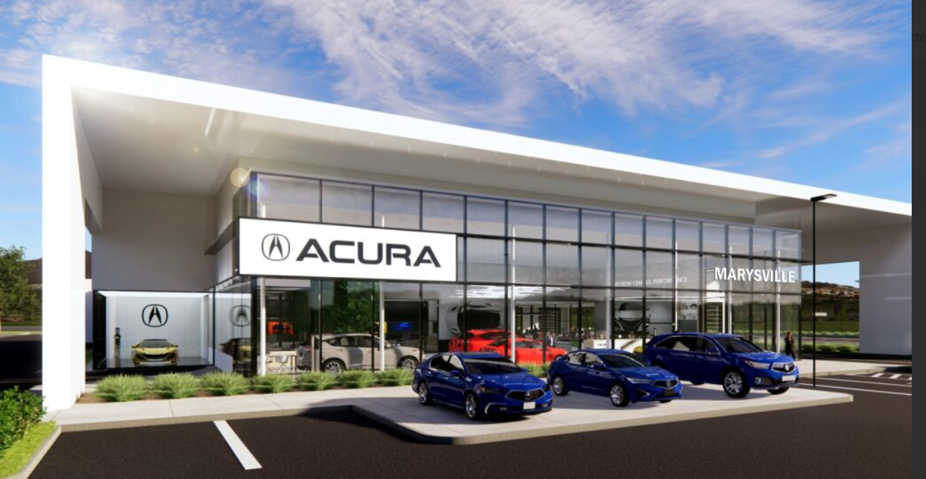 New Acura Marysville Dealership Building Rendering