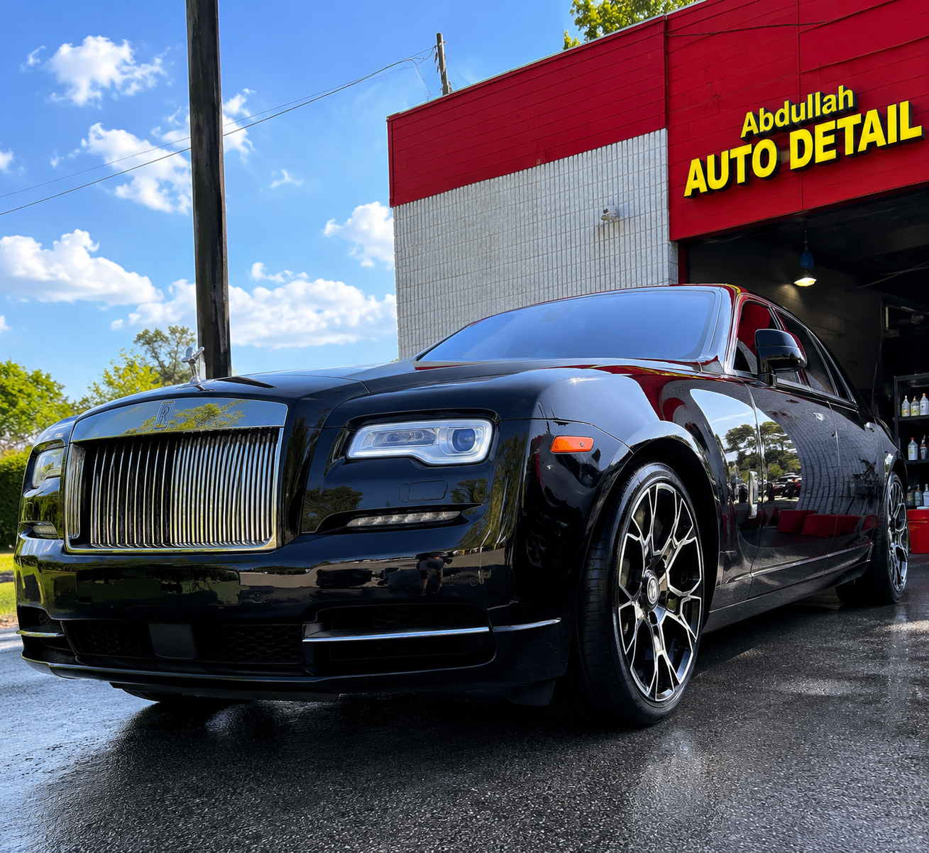 Professional auto detailing in Atlanta - Abdullah Detail Spa showroom work 2