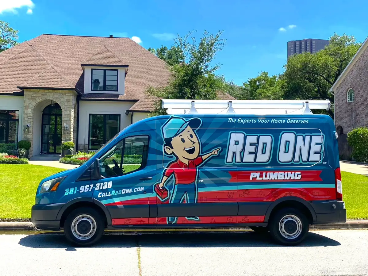 Emergency plumber in Pearland TX — Red One Plumbing 24/7 monitored emergency line