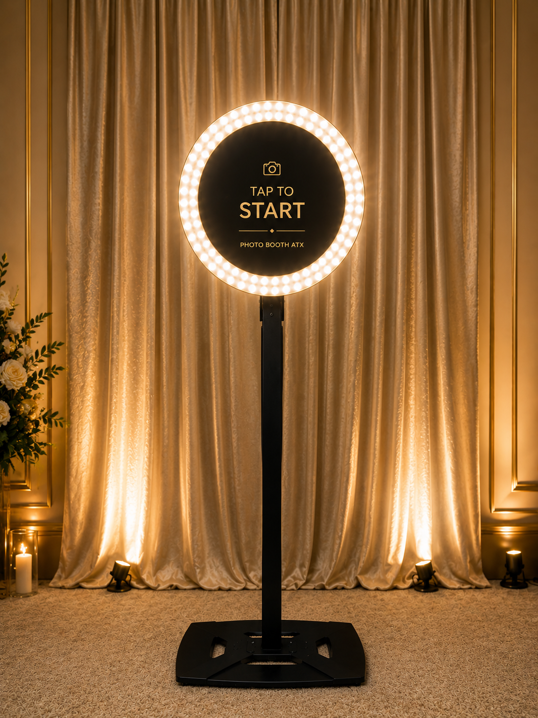 Premium digital photo booth setup