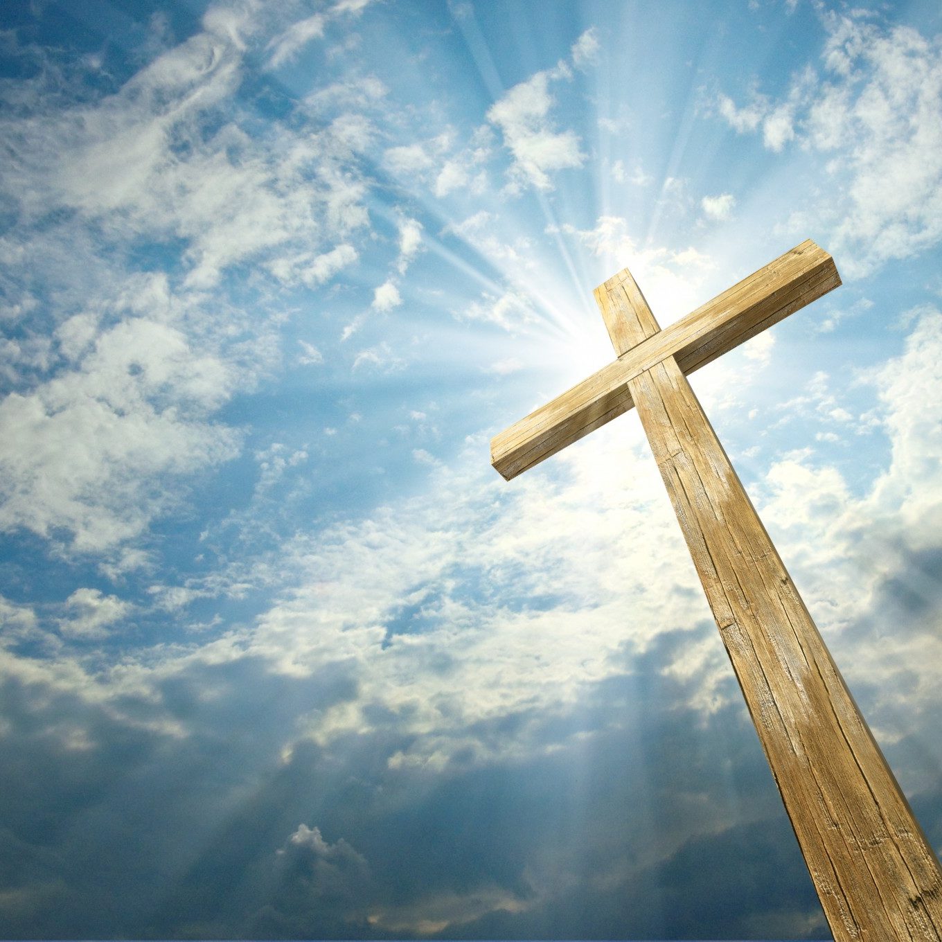 Cross against the sky