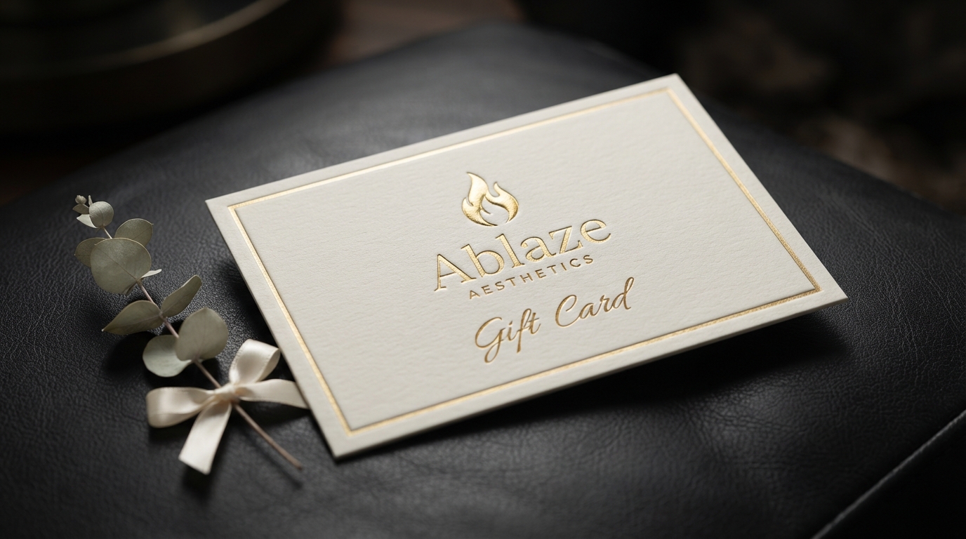Luxury Ablaze Aesthetics gift card experience in Union, Kentucky