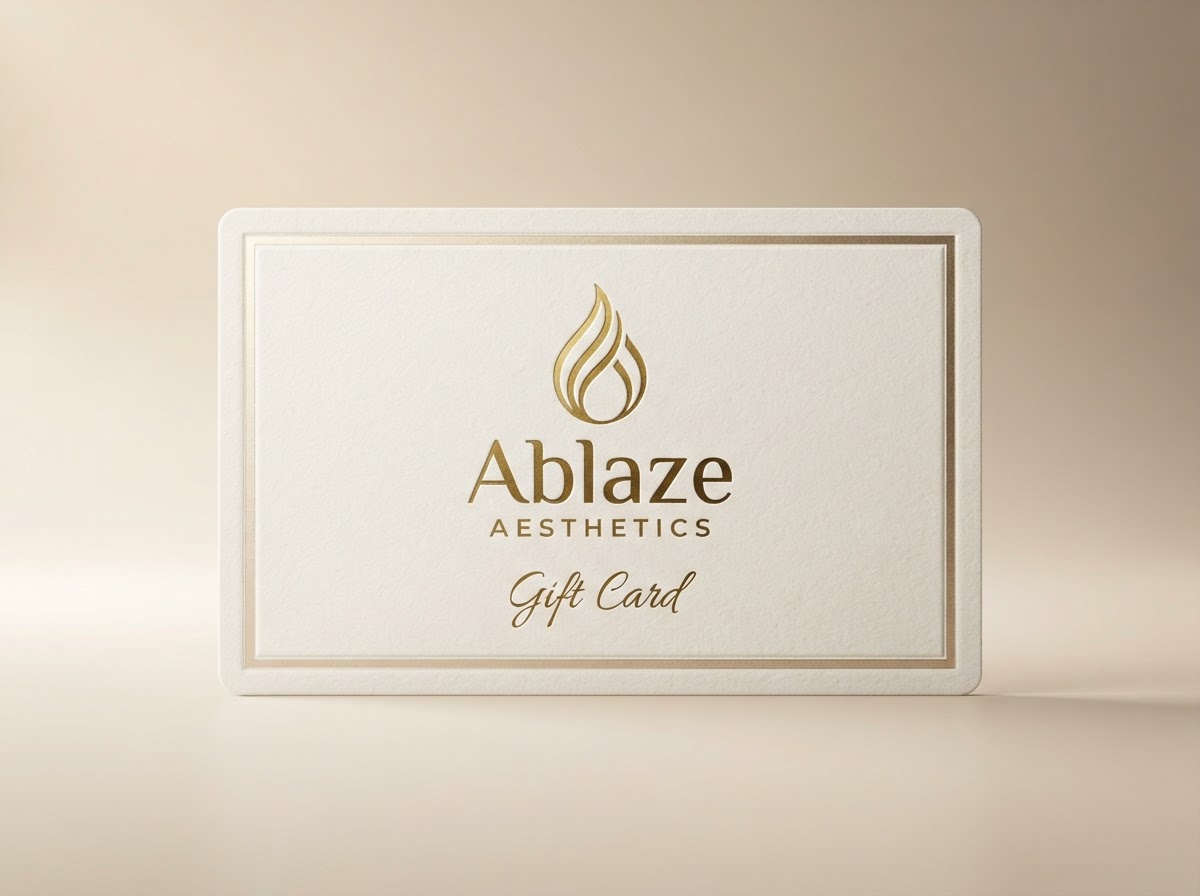 Ablaze Aesthetics official luxury gift card