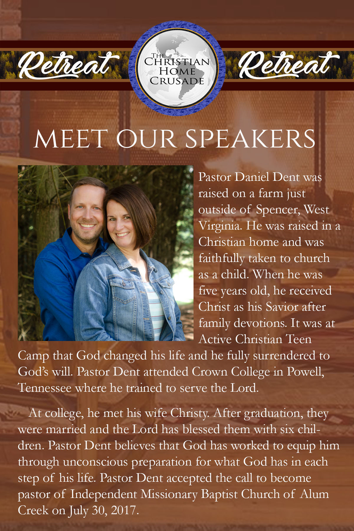 Pastor Daniel and Christy Dent