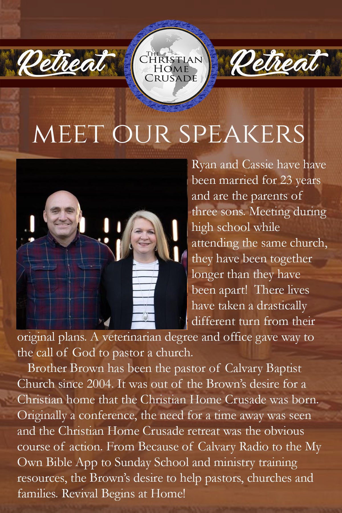 Pastor Ryan and Cassie Brown
