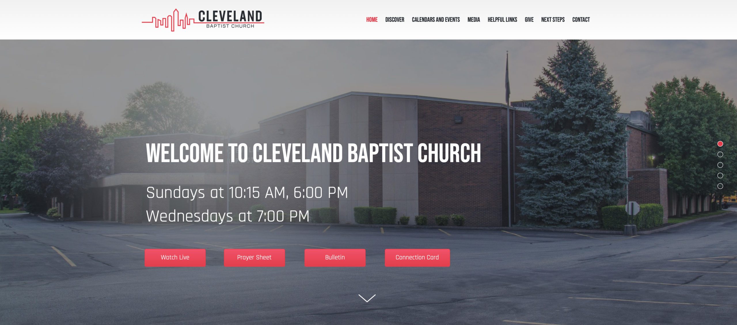 Visit Cleveland Baptist Church