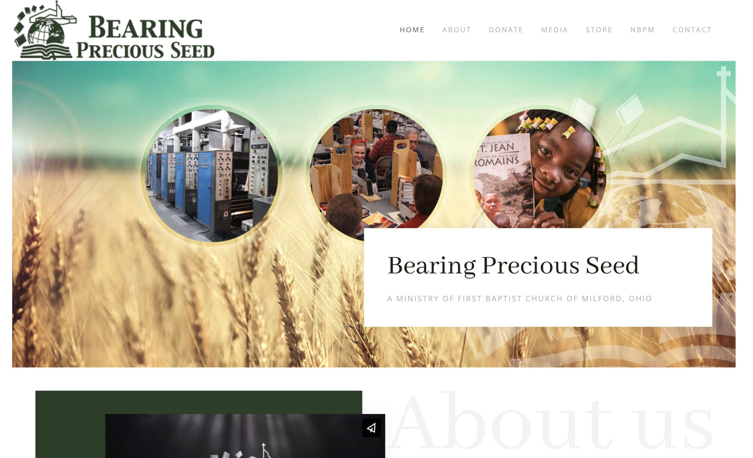 Visit Bearing Precious Seed