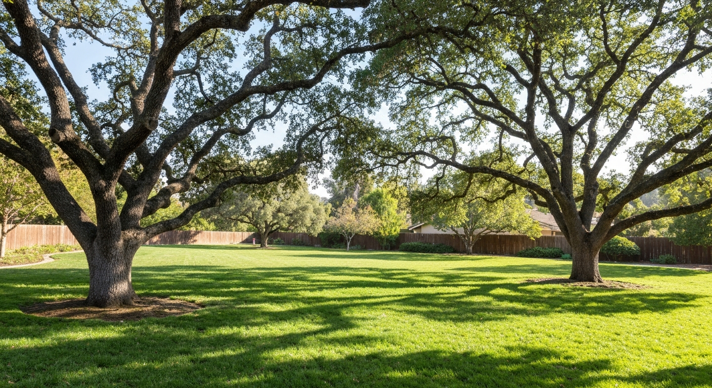 Thousand Oaks estate trees and landscape