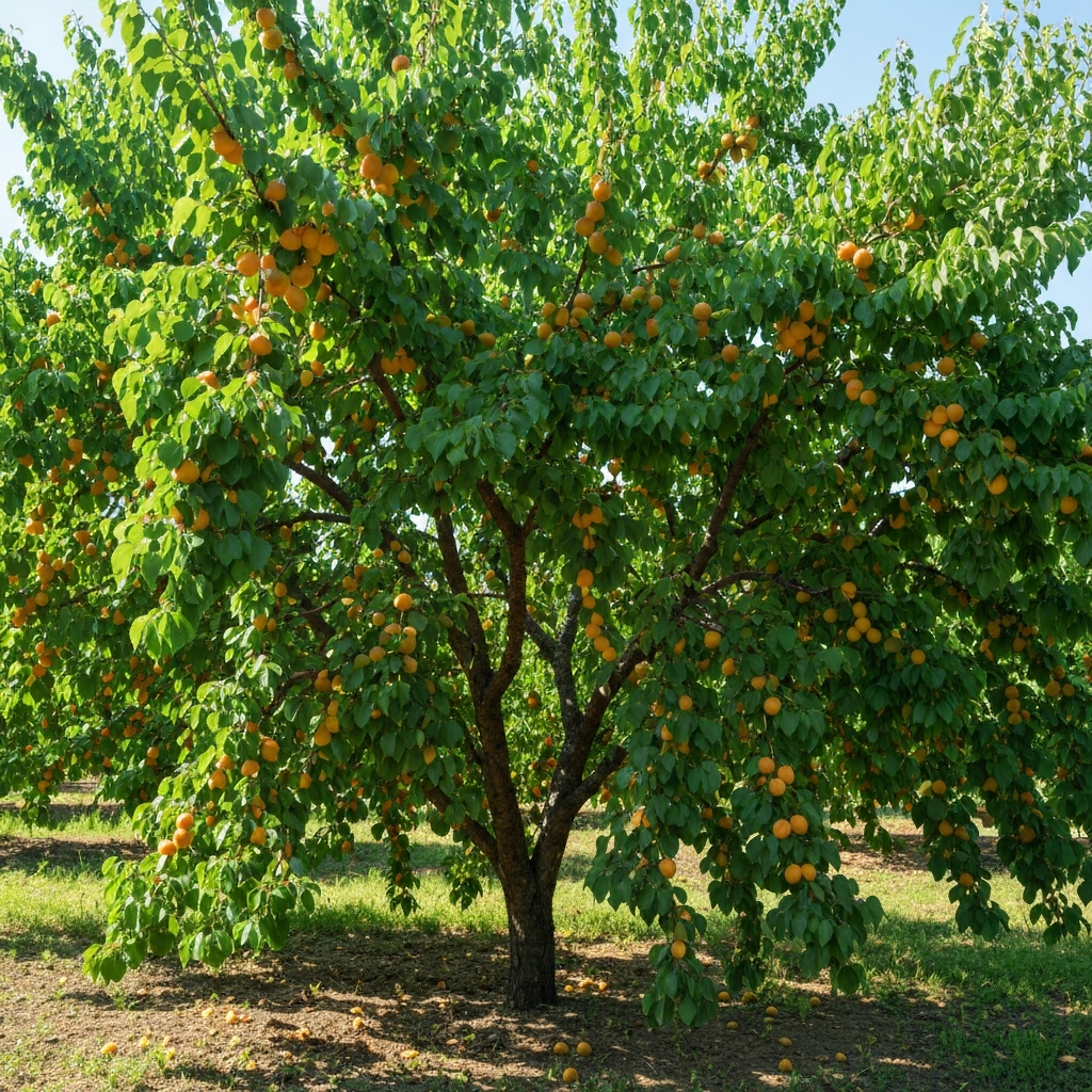 Blenheim Apricot tree — full tree view for sale