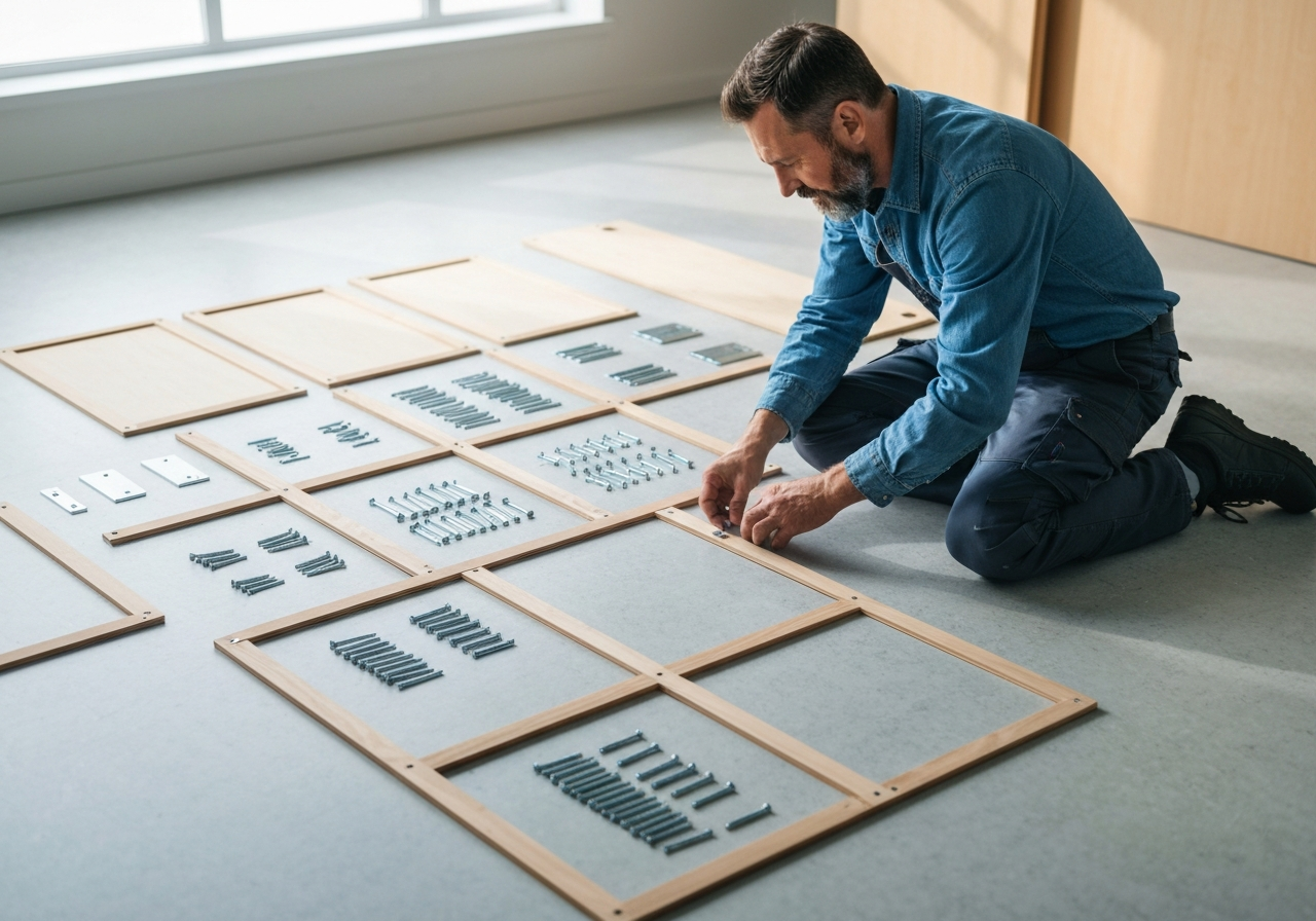 Desk and shelf assembly service across Surrey and Vancouver