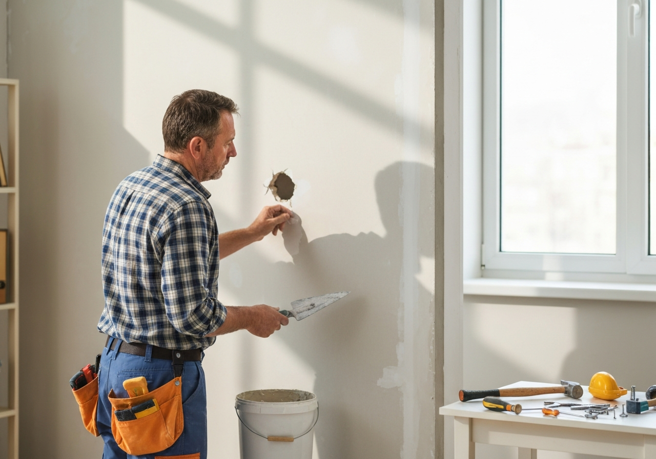 Drywall Patch Repair handyman service in Metro Vancouver