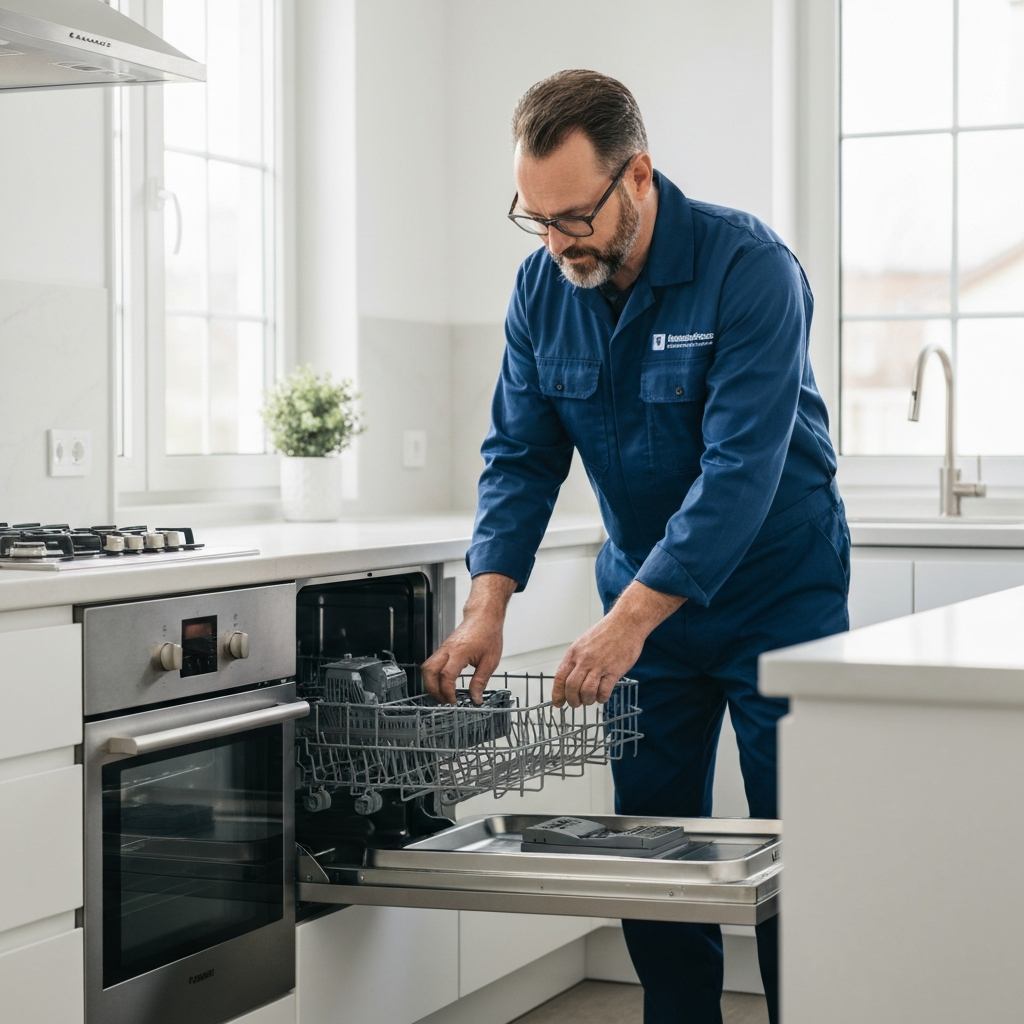 Dishwasher repair technician in Metro Vancouver