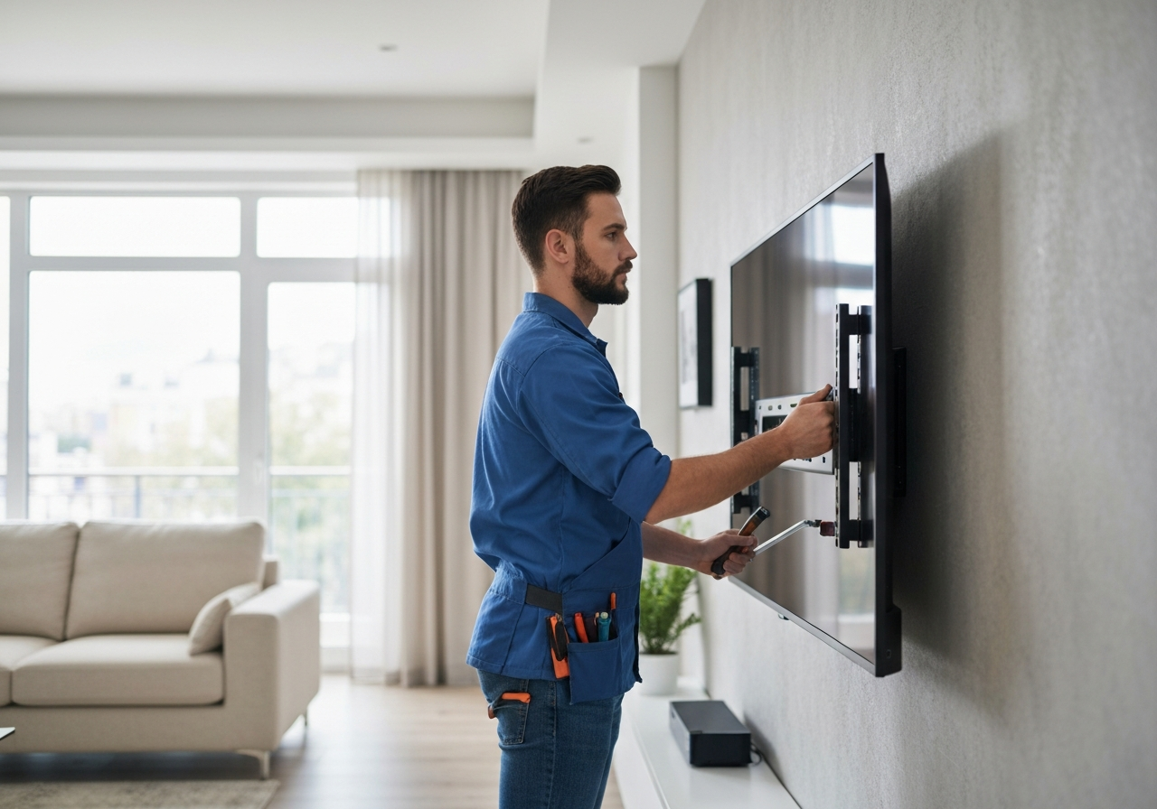 TV Mounting handyman service in Metro Vancouver