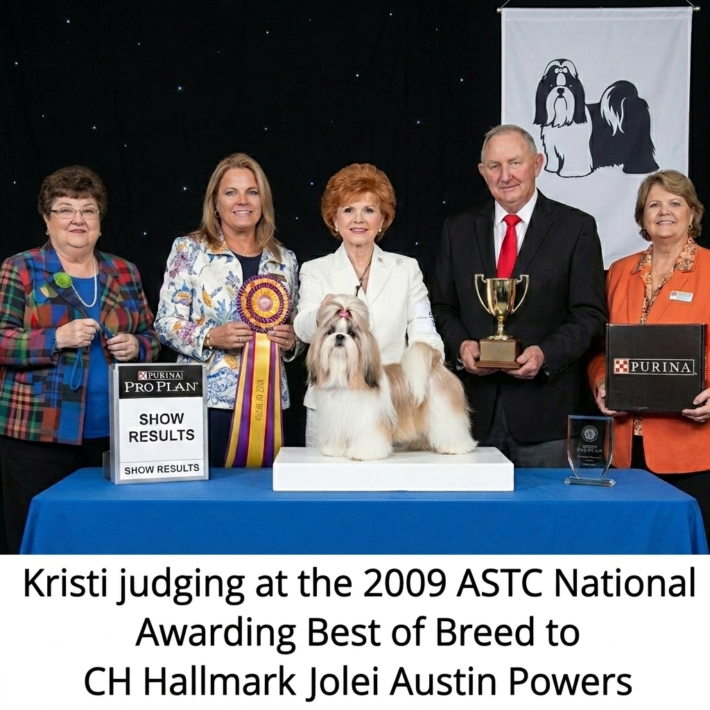 Kristi judging at the 2009 ASTC National