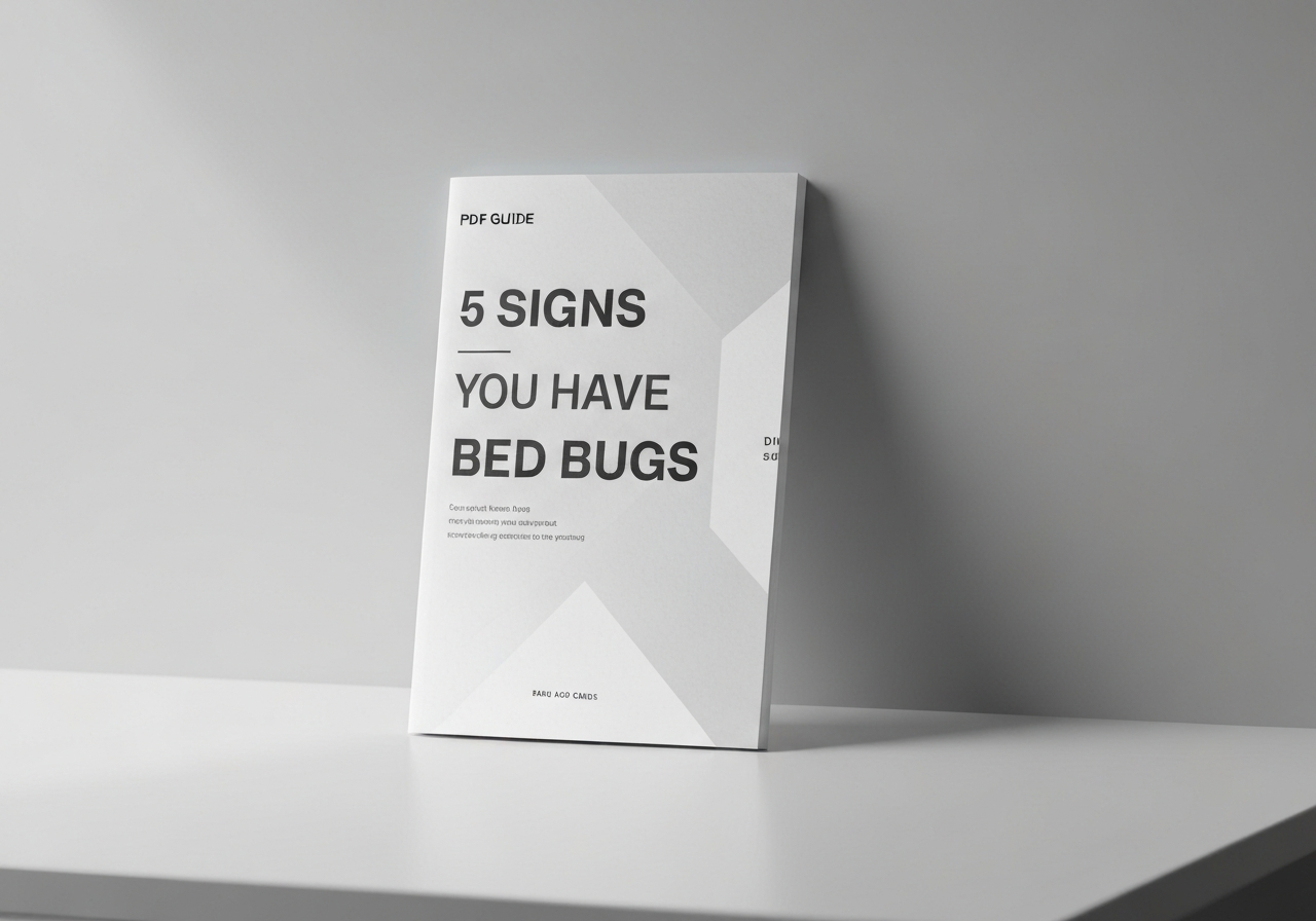 5 Signs You Have Cockroaches PDF Guide