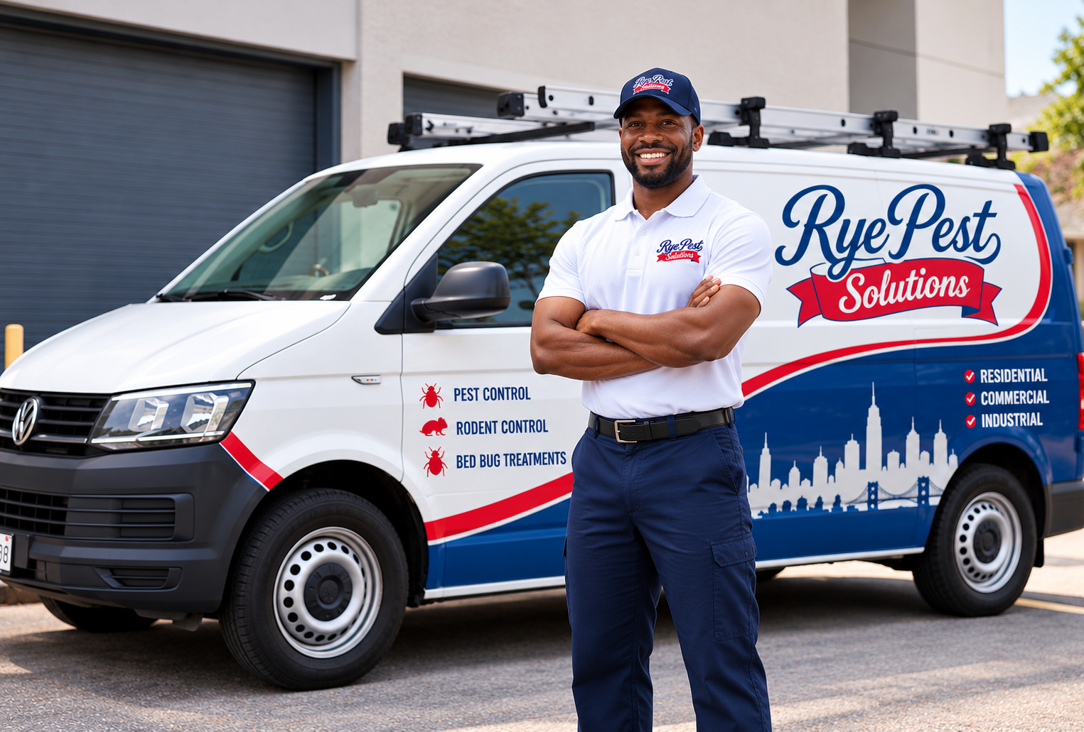 Rye Pest Solutions Technician with Service Van