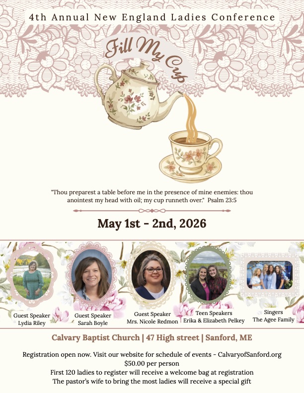 Fill My Cup Ladies Conference