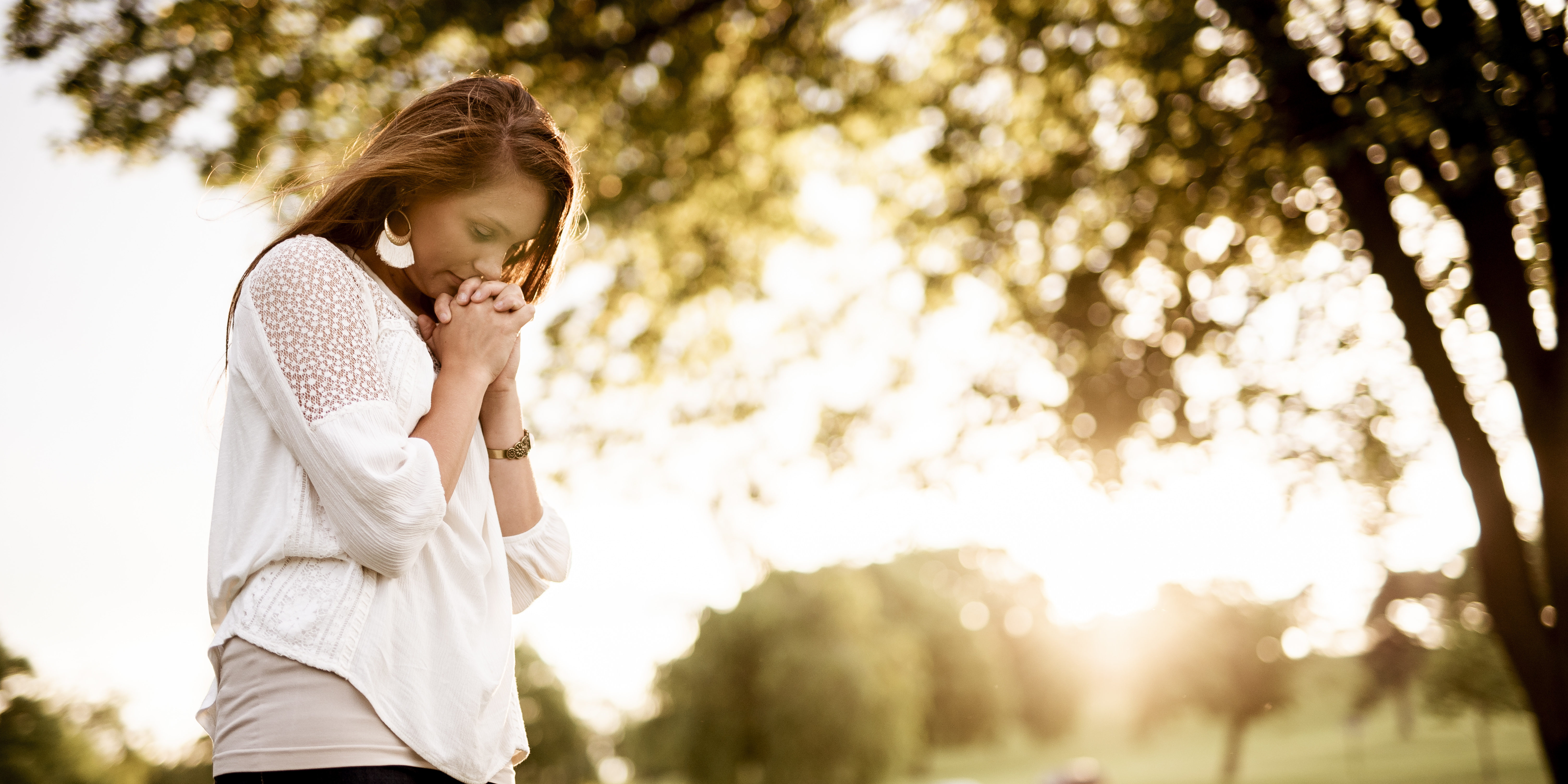 Woman praying