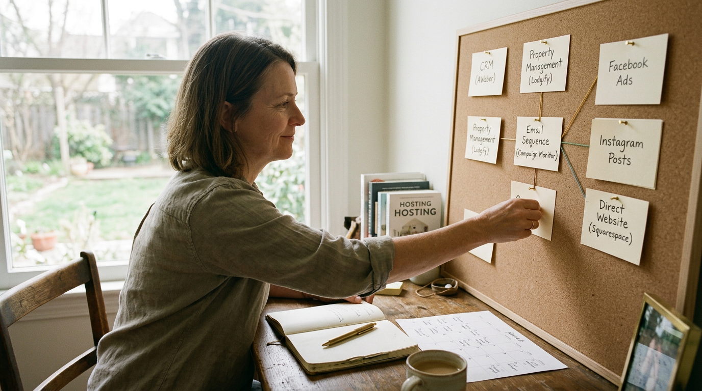 Eight Tools, Eight Jobs: The Short-Term Rental Marketing Sequence