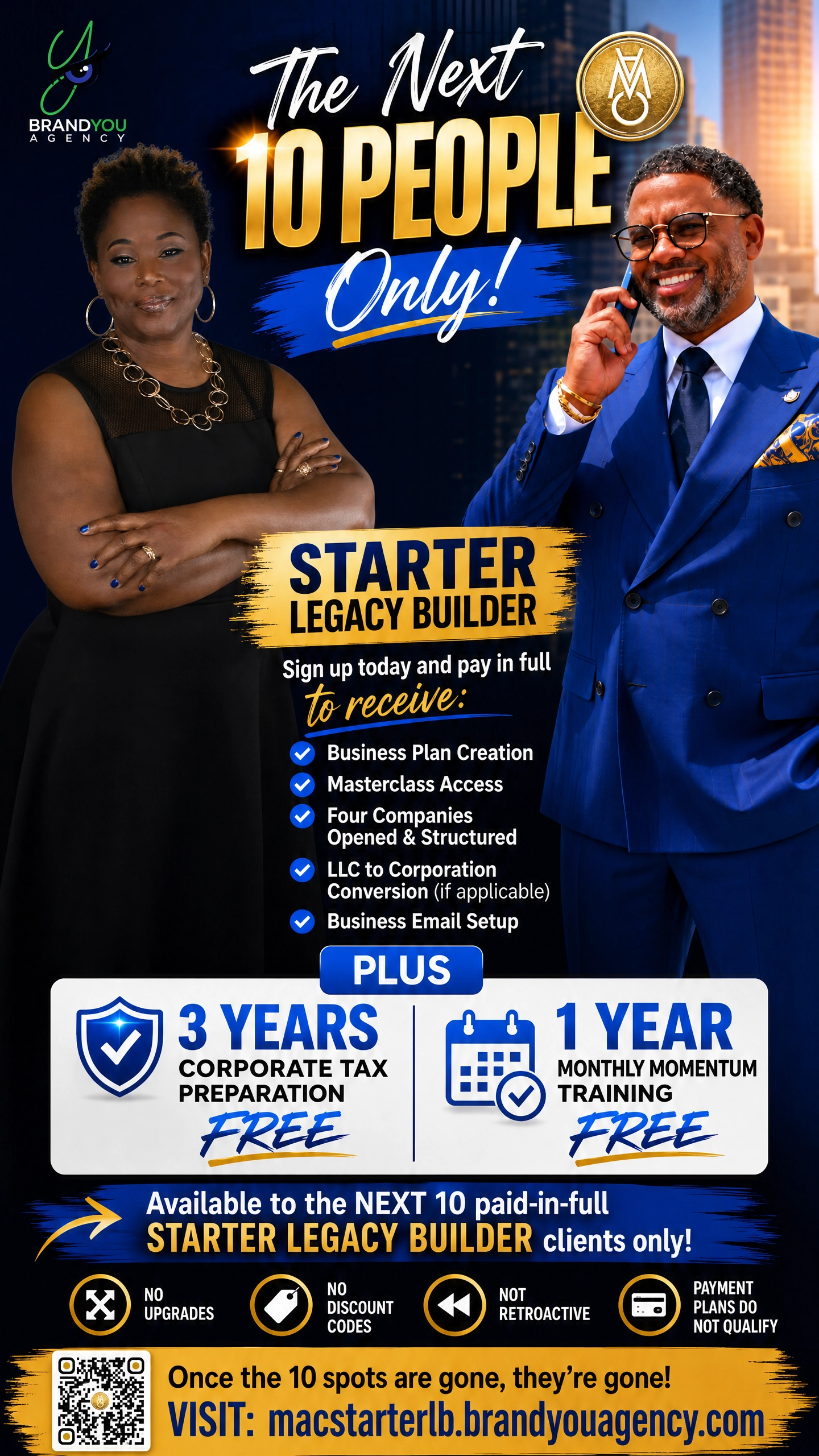 Starter Legacy Builder Promotional Flyer