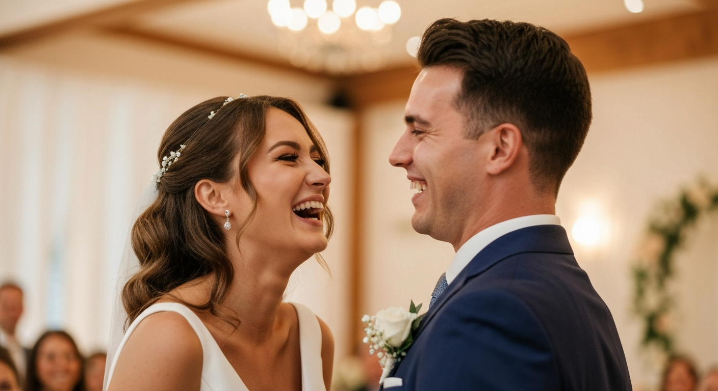 Happy Wedding Couple