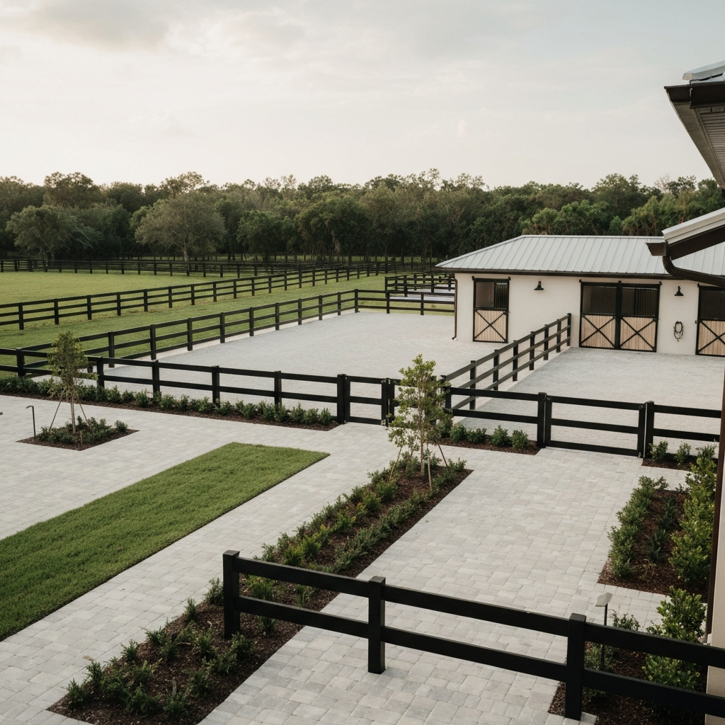 Rural and equestrian property exterior cleaning