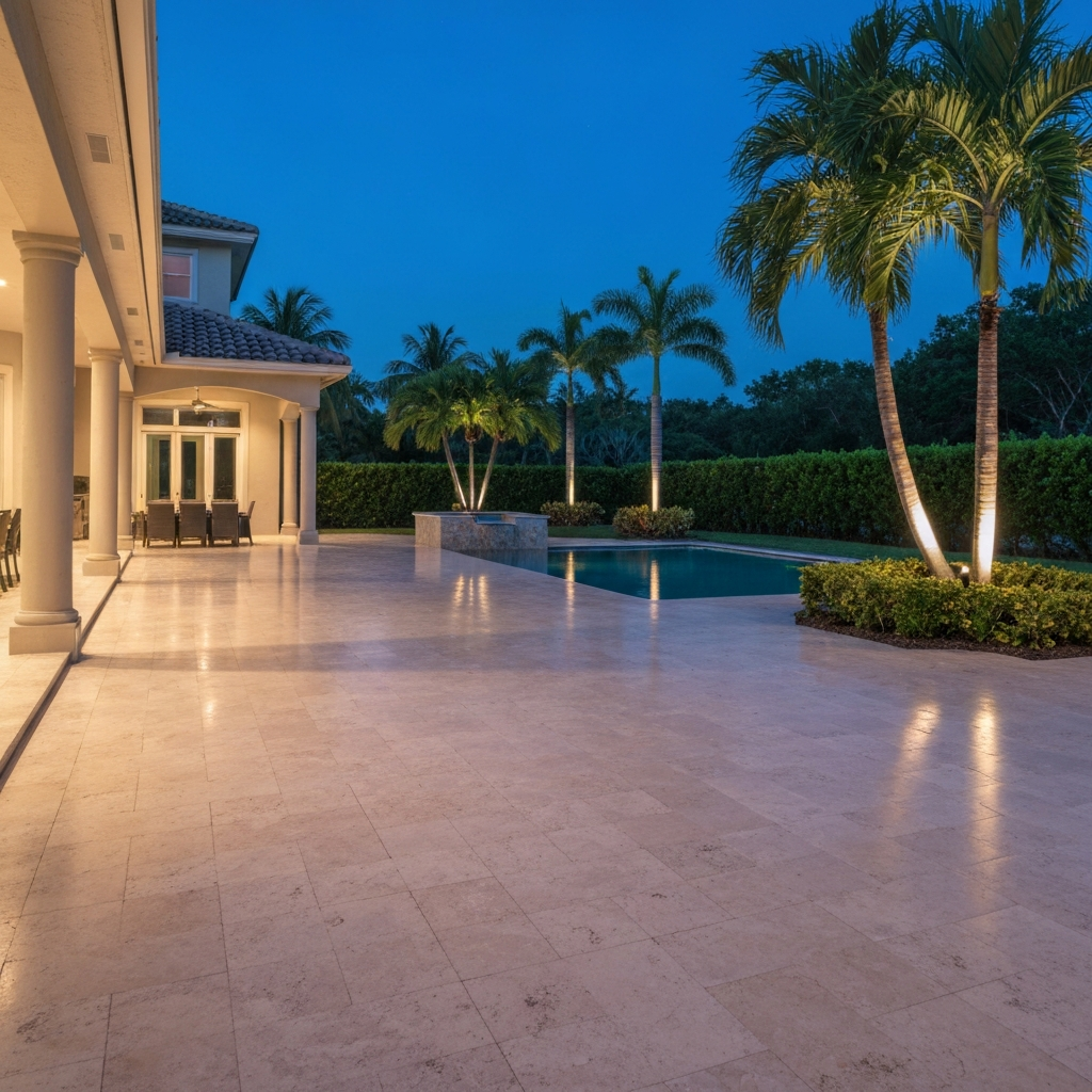 Estate scale pressure cleaning