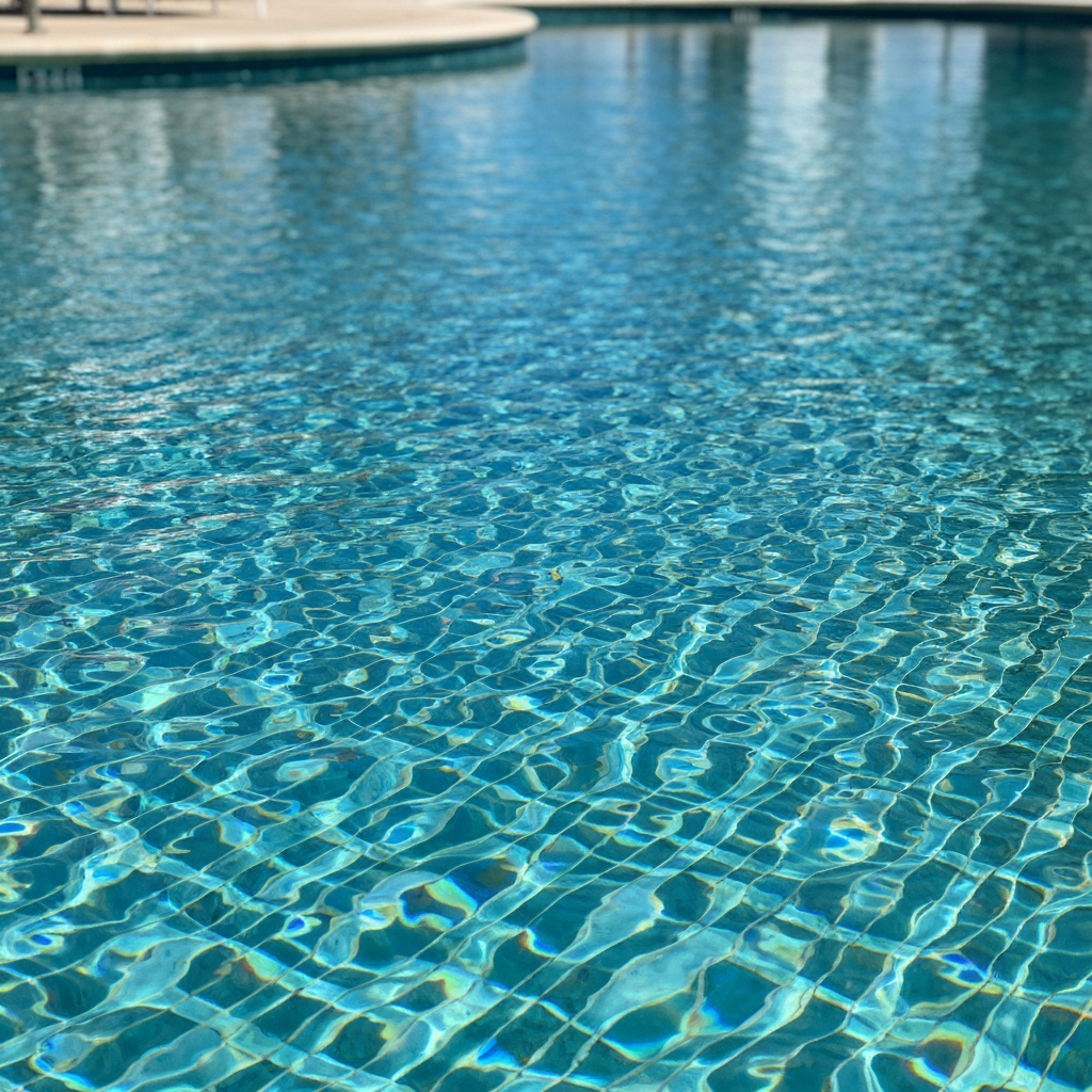 Crystal clear luxury pool