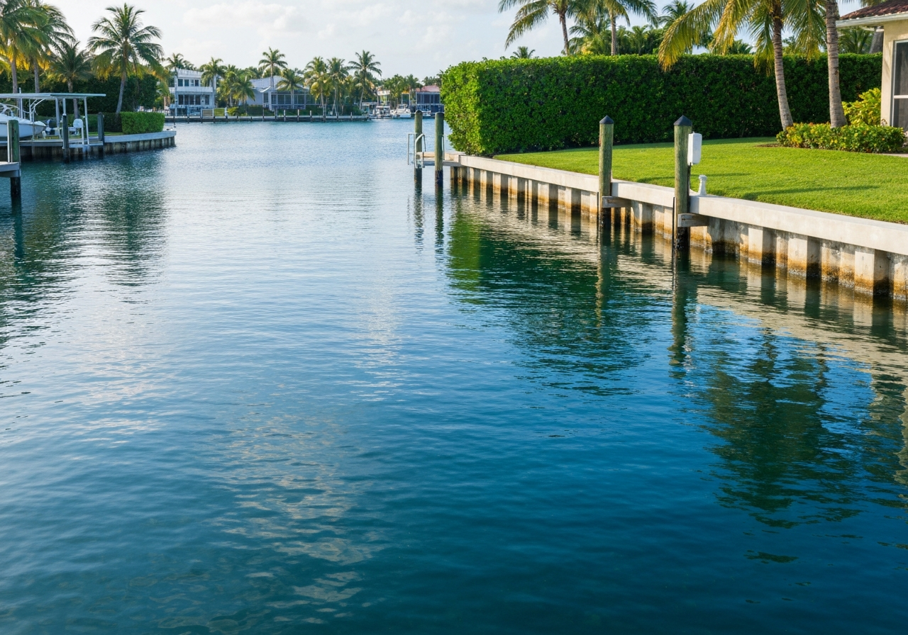 Waterfront dock cleaning