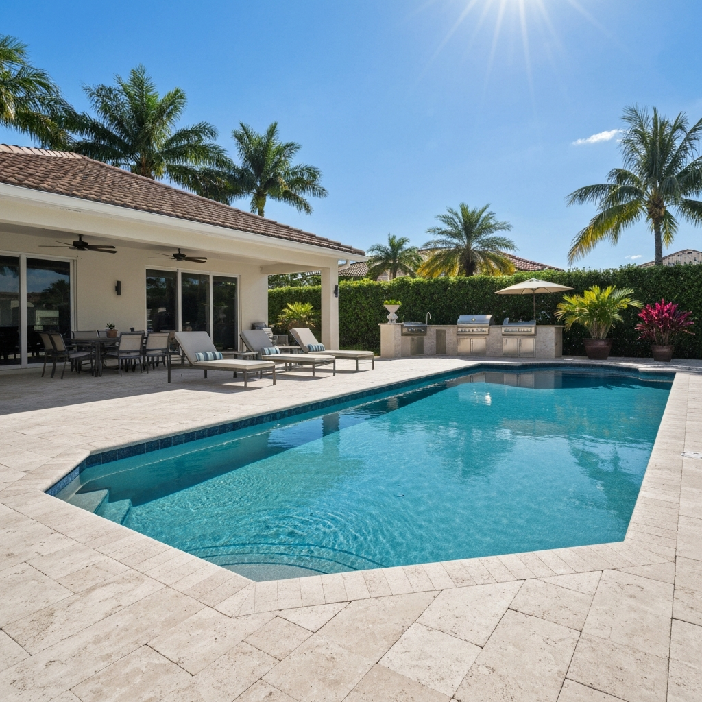 Immaculate HOA compliant luxury pool in Weston