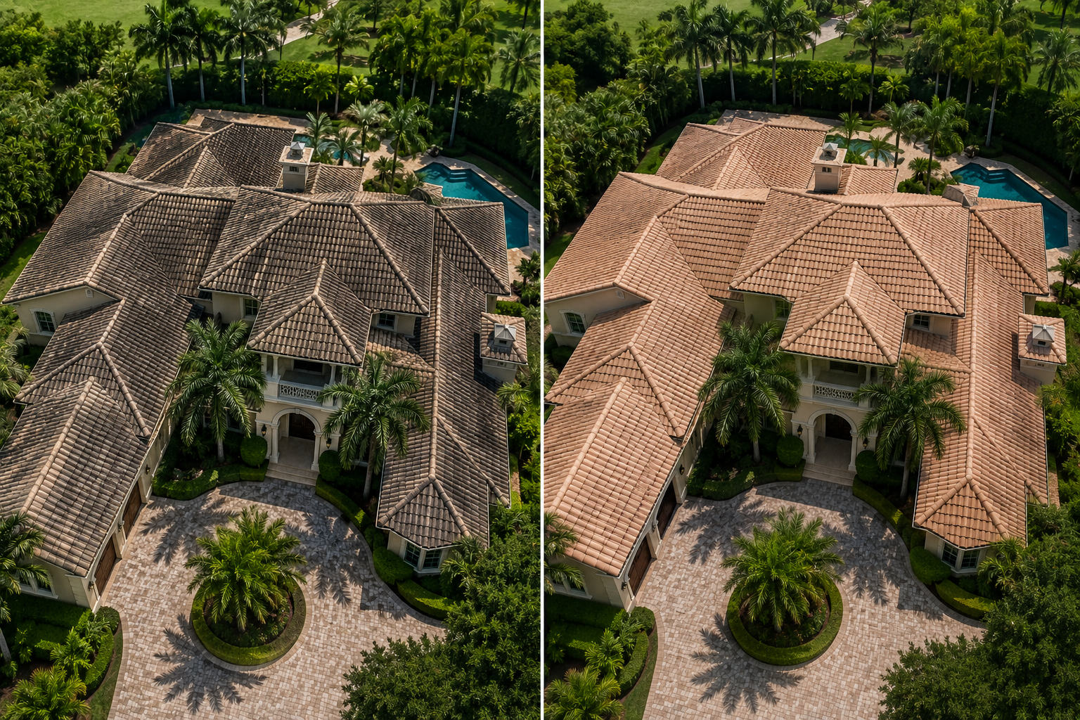 Luxury Roof Soft Wash Restoration: Parkland