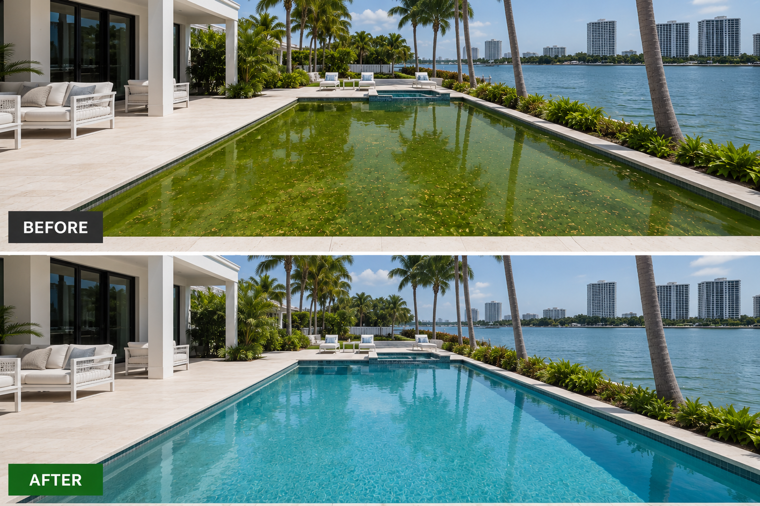 Algae Treatment & Recovery: Sunny Isles Beach