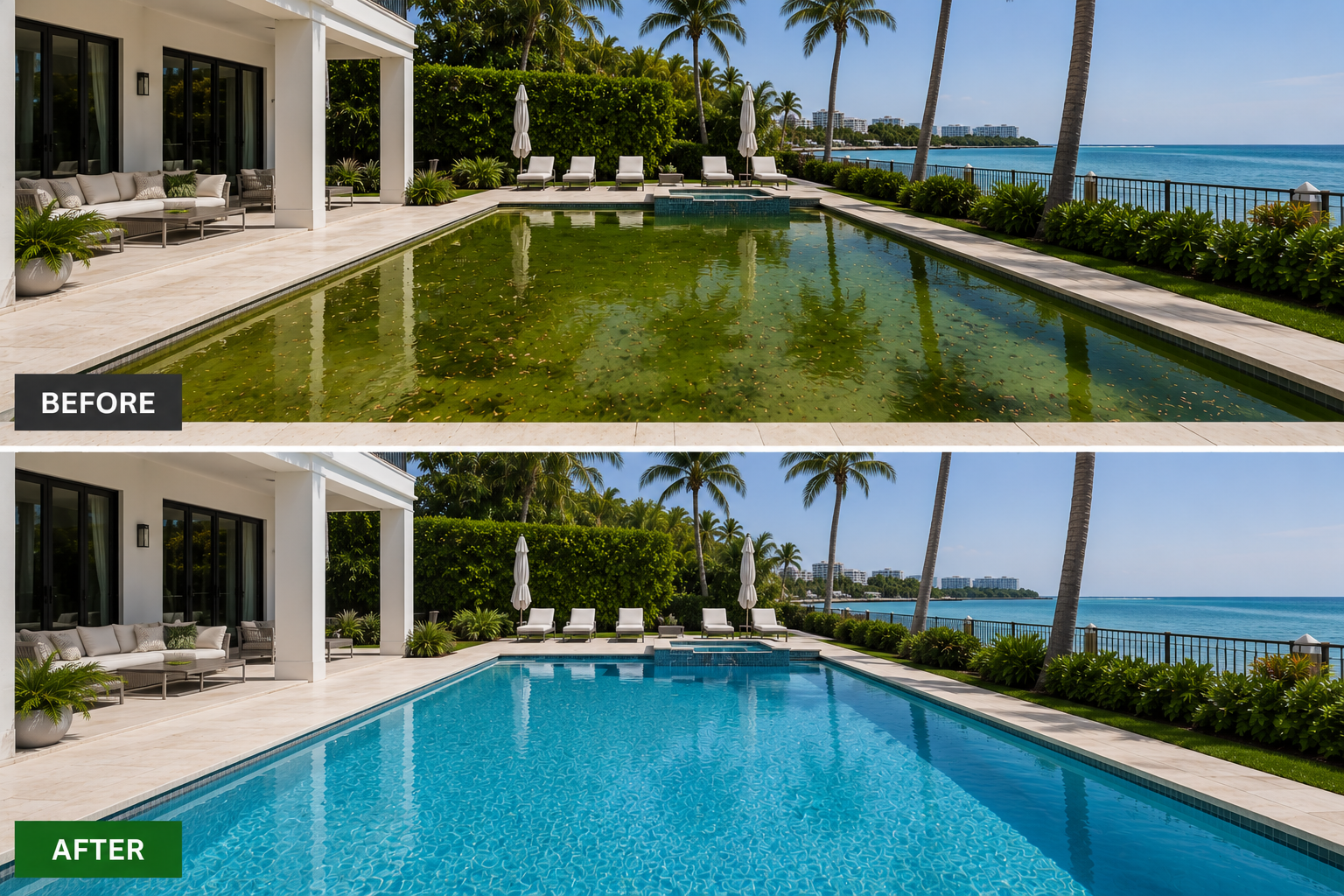Neglected Pool Restoration: Surfside