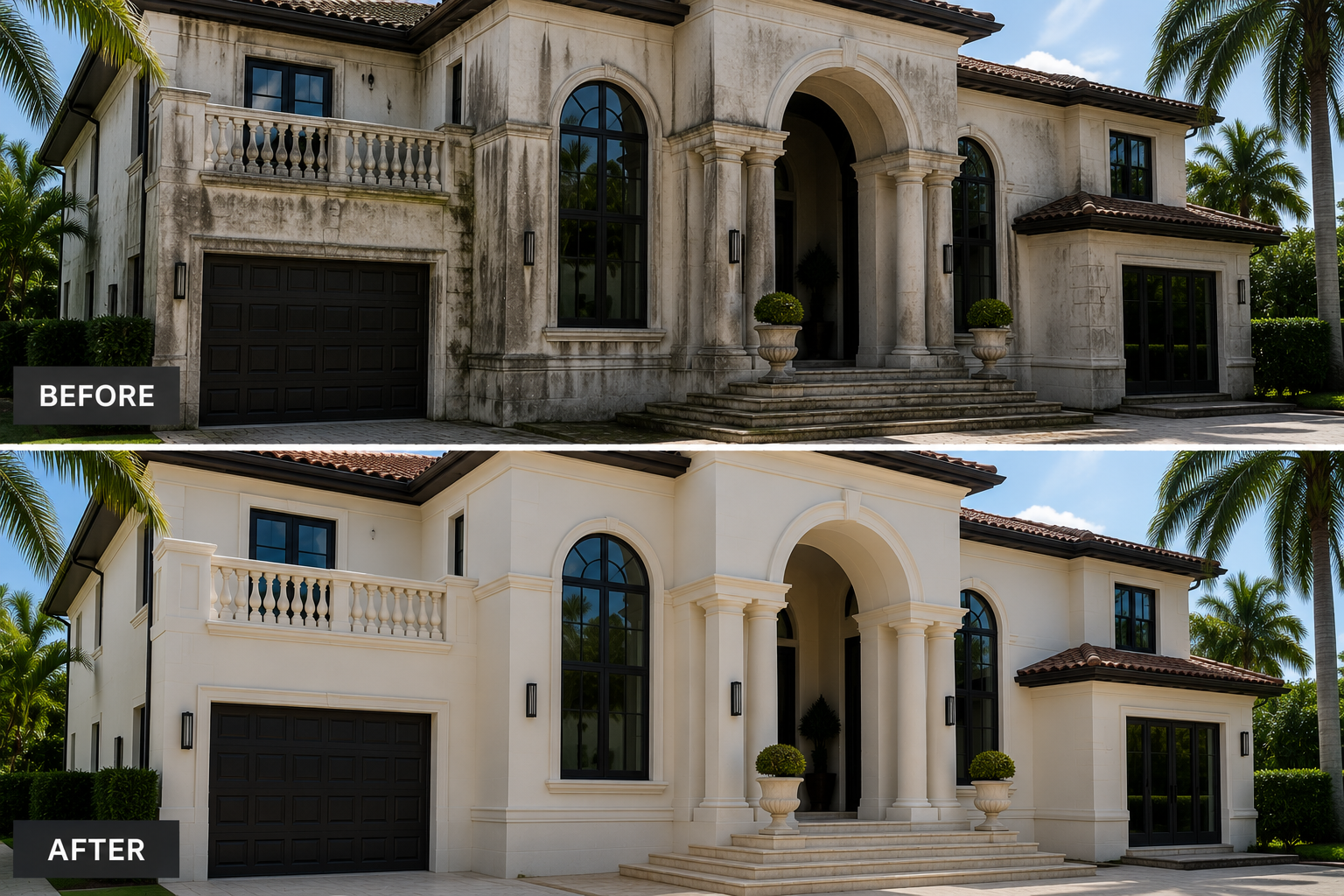 Exterior Wall Cleaning: Sunny Isles Beach