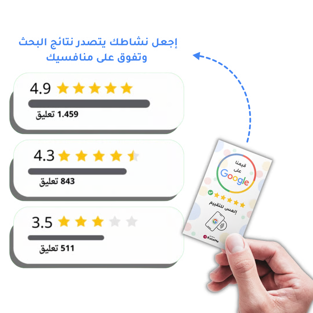 بطاقة تقييمات جوجل الذكية - نتائج الاستخدام