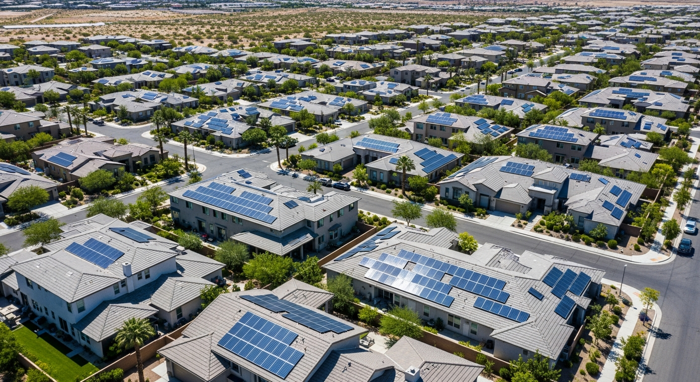 Las Vegas Aerial Solar