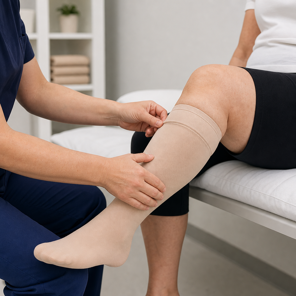 Compression garment fitting