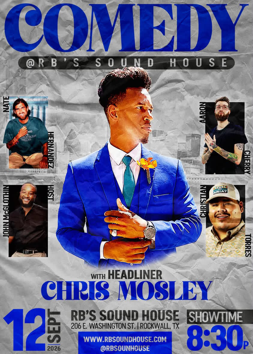 Comedy Night Chris Mosley Event Flyer