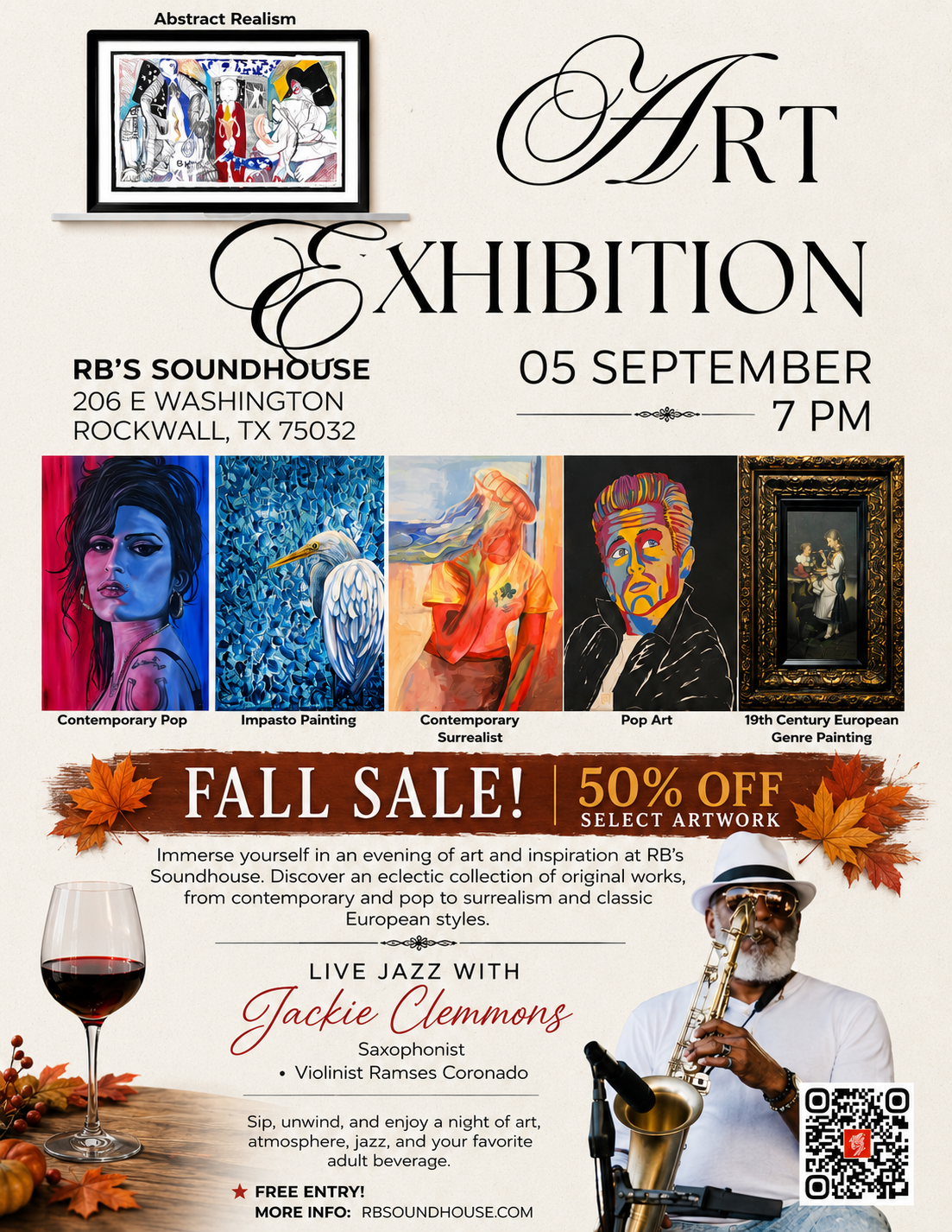 Art Exhibition Event Flyer