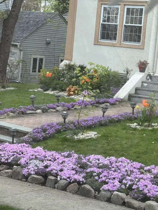 Flower Bed Installation - Planting