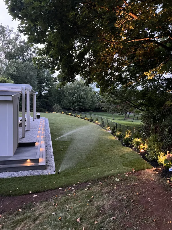 Evening Lawn Irrigation - Lawn Care