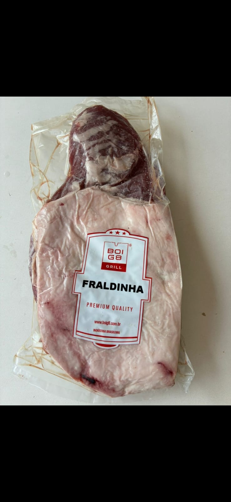 Fraldinha Grill Premium embalada a vácuo no Frigorífico Big Frango em Guarajuba Fraldinha Grill Premium embalada a vácuo no Frigorífico Big Frango em Guarajuba