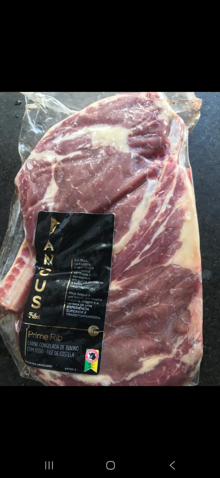 Prime Rib Angus Friboi congelado no Frigorífico Big Frango em Guarajuba Prime Rib Angus Friboi congelado no Frigorífico Big Frango em Guarajuba