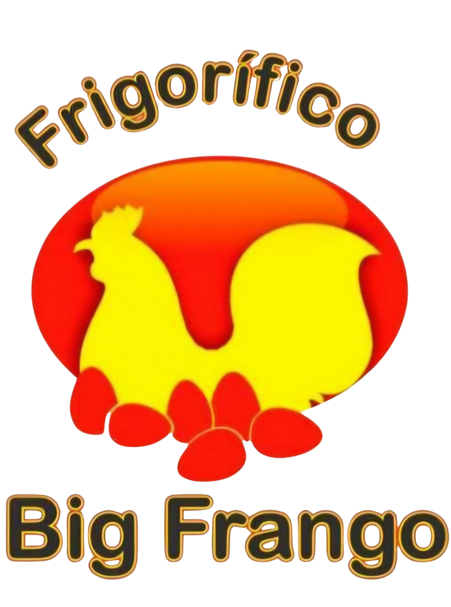Logotipo oficial do Frigorífico Big Frango em Guarajuba, Camaçari-BA